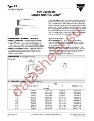 10PSP10 datasheet  